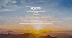Desktop Screenshot of iqos.com